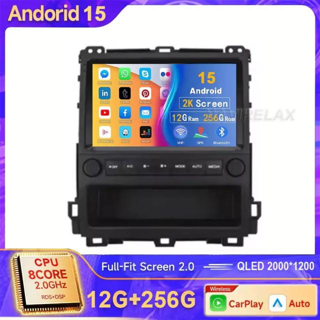 Android 15 対応 トヨタ ランドクルーザー プラド 120 / レクサス 