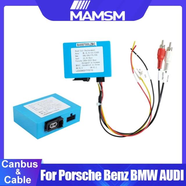 MAMSM D2B デジタルデータ光ファイバーデコーダー モストボックス カーオーディオ アンプ アダプター デコーダー メルセデス・ベンツ ポルシェ BMW アウディ VW 対応 輸入品