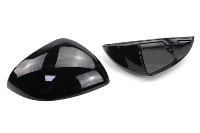 メルセデス C・E・S・GLCクラス W206 X206 S206 X254 W214 W223 EQE EQS AMG ブラック カーボン調 リアビューミラー カバー カース アクセサリー 輸入品_19