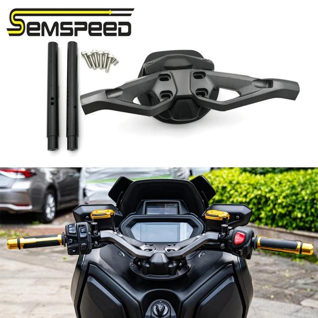 セムスピード バイクハンドルバーマウント ハンドルバークリップオン ヤマハ XMAX 300 250 2017-2024 モデル用 アクセサリー 輸入品