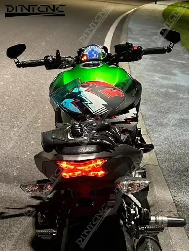 カワサキ Z900 Z900SE Z400 Z1000 Z900RS/Cafe 用 ハンドルエンドミラー 左右回転 バイクアクセサリー (2017-モデル対応) 輸入品_5