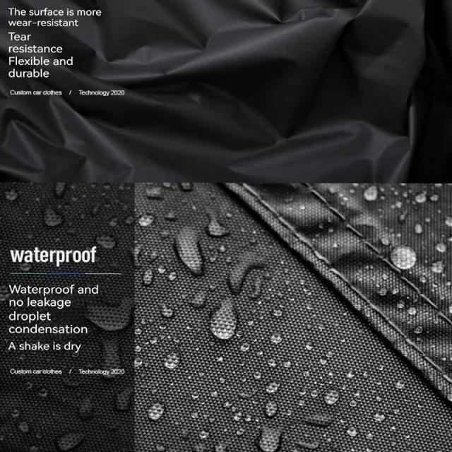 フォルクスワーゲン・トゥーラン専用 全天候型 車両カバー 紫外線・防塵・雨・雪・雹対策 ブラック 輸入品