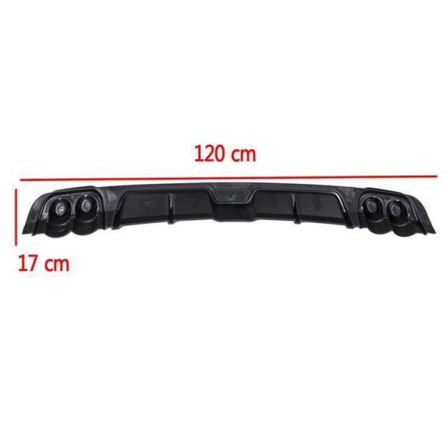ユニバーサルABS製 リアバンパースポイラー 120-128cm リアバンパーリップディフューザー 自動車部品 多数の車種に対応 輸入品_13