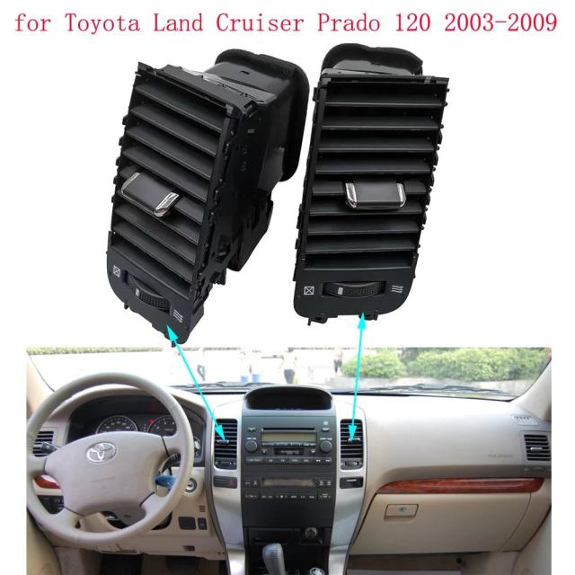 ランドクルーザープラド120 トヨタ レクサスGX470 2003-2009年 用 エアコンアウトレット エアベントプレート ダッシュボードパネル 輸入品_5