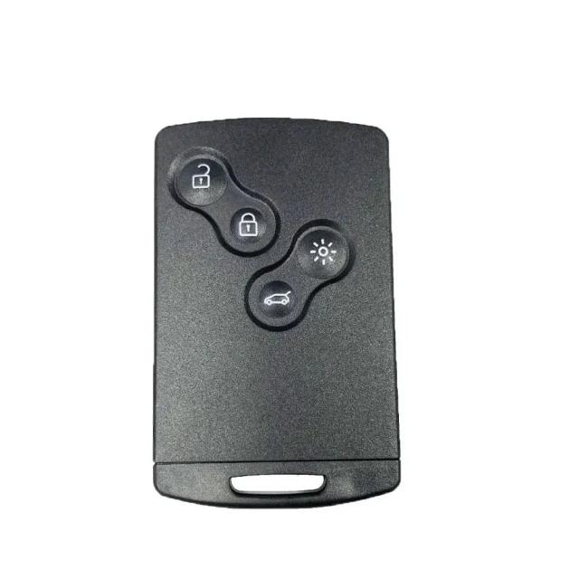 5個セット スマートカード 車用リモートキー 4ボタン PCF7945 4Aチップ PCF7953M 433MHz 対応 ルノー クリオ4 キャプチャー キーレスゴー ハンズフリーエントリー 輸入品