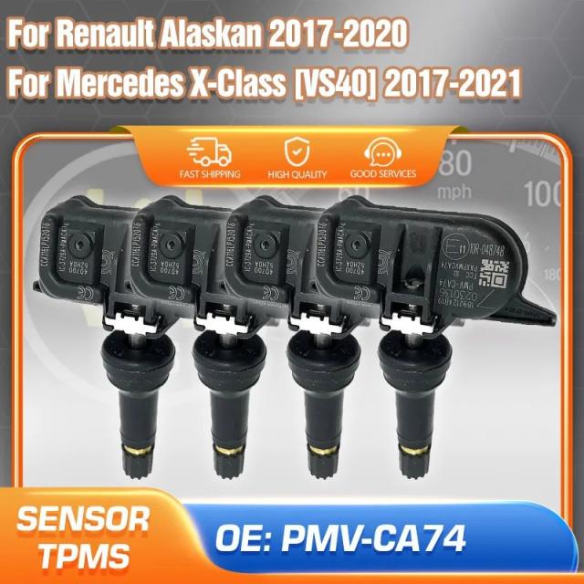 2017-2018-2019-2020 メルセデス・ベンツ Xクラス W470 / VS40 および ルノー アラスカン PMV-CA74 用 TPMSセンサー 433MHz タイヤ空気圧センサー 輸入品