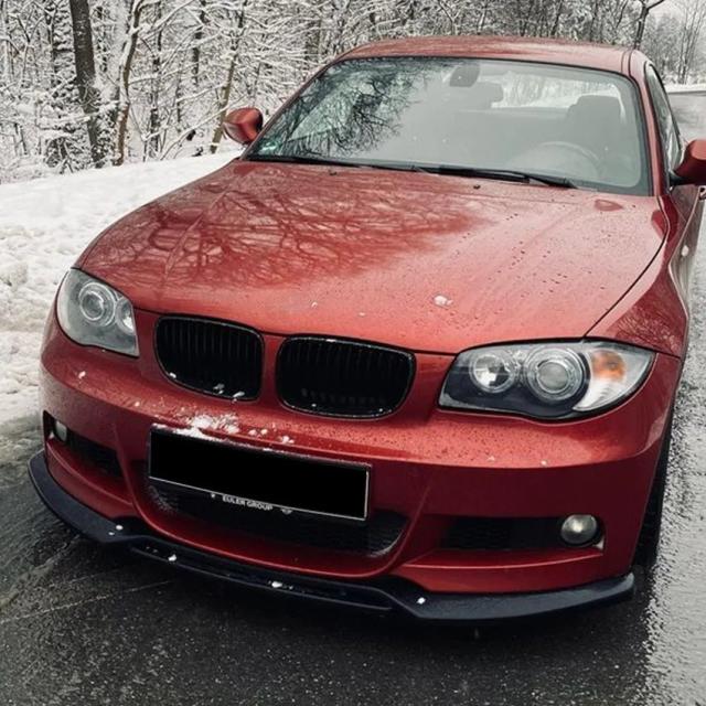 BMW E82 E88 1シリーズ（118d 120i 120d 125i 135i）2008-2013年用 フロントバンパースプリッターリップ 4ピース キャナードスポイラー ディフューザー ボディキット 輸入品_14