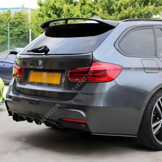BMW 3シリーズ F31 ツーリング リアトランク ルーフスポイラー ウィング テールウィング ボディキット アクセサリー 320i 328i 330i 330d 2012-モデル用 MP 輸入品