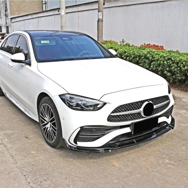 メルセデス・ベンツ Cクラス W206 2022-25年用 フロントエアダム スプリッター バンパーリップ スポイラー フェイスリフト デフレクター プロテクター チューニングパーツ 輸入品_13