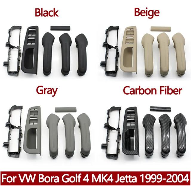 VW ボーラ/ゴルフ4 MK4/ジェッタ 1999-2004 用 フロントリア左右ドアプルハンドル アームレスト 交換パーツ 輸入品