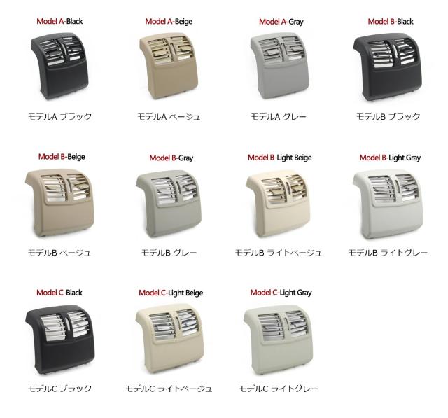 メルセデス・ベンツ W212 Eクラス（E260/E300/E320/E400セダン 2009-2015年）用 リアエアコン エアベント グリル アウトレット パネルカバー 輸入品_1