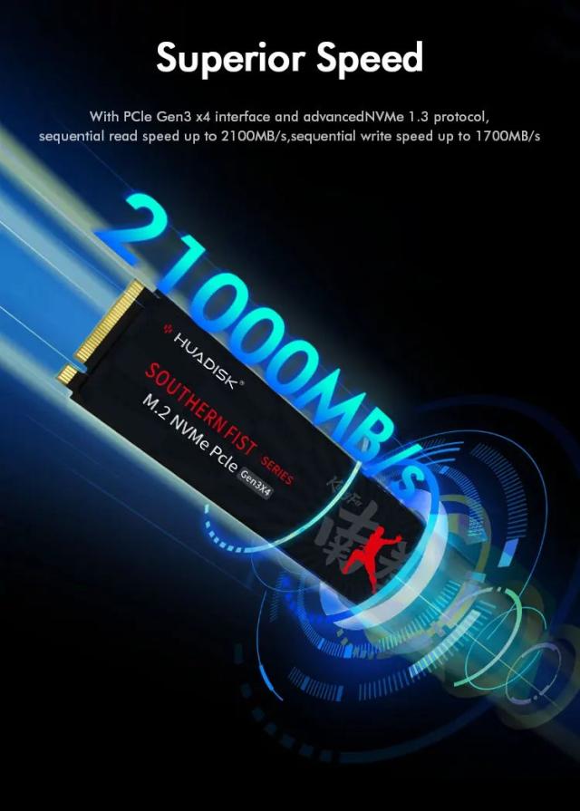 HUADISK SSD NVMe M.2 PCIe Gen3 内蔵ハードドライブ 128GB 256GB 512GB 1TB ノートパソコン デスクトップPC 用 輸入品_10