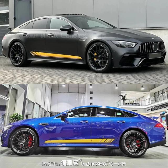メルセデスベンツAMG GT 50/53/63/43専用 スポーティテールステッカー ビニルフィルムデカール アクセサリー 輸入品