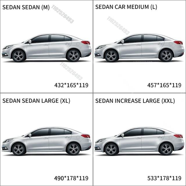 ユニバーサル カーカバー 高品質 全天候型 UVカット 車両用 太陽光・雪・塵対策 アウトドアツール付き アマビリス 輸入品_5