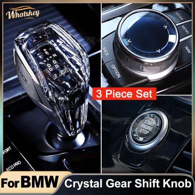BMW G30 G01 G02 F01 F02 F25 F26 F10 F18 F12 F15 F16 X5 E70 F20 F30 専用 クリスタル シフトノブ レバー 輸入品