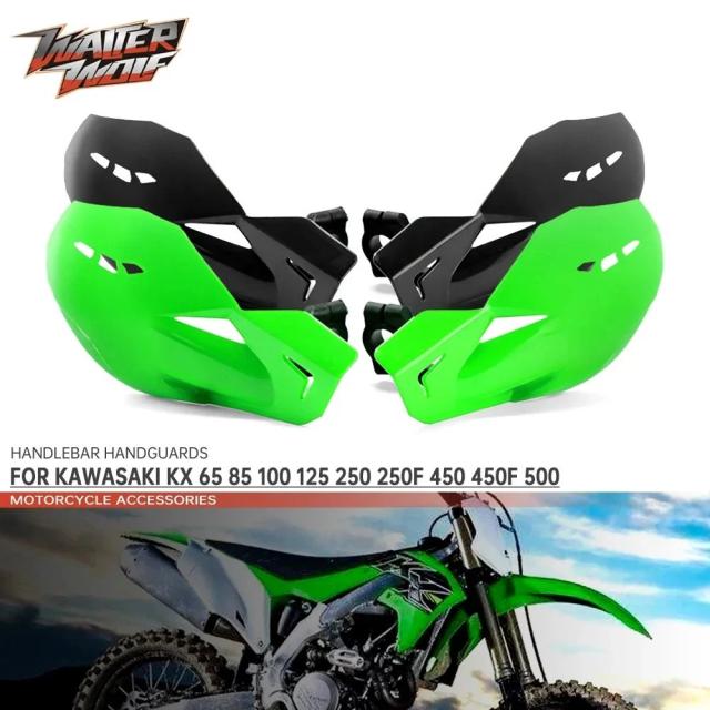 カワサキKX250F KX450F KX125 KX85 KX65 KX100 KX用 ハンドルバー ハンドガード ハンドガードプロテクター オフロードバイク アクセサリー 輸入品