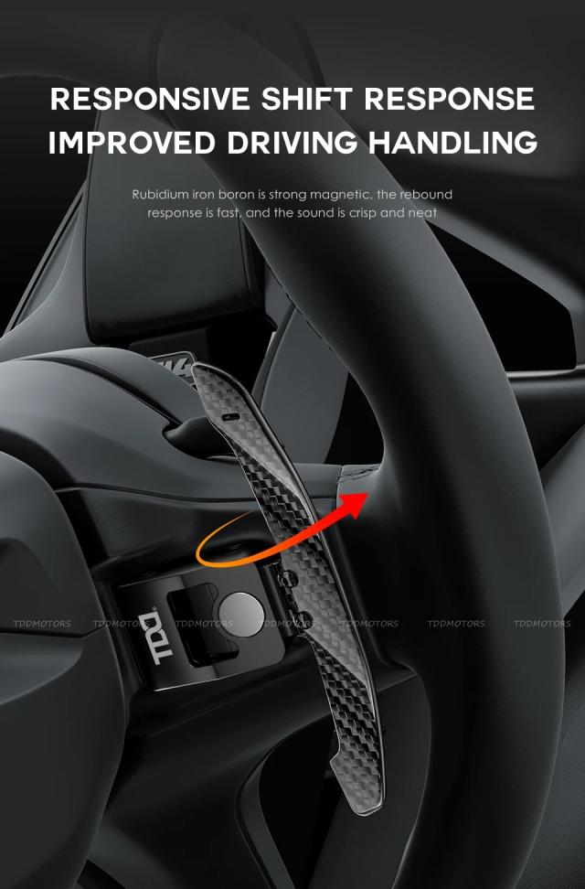TDD グロッシーカーボンファイバー マグネット式シフトパドル BMW M2 M3 M4 M5 M6 X5M X6M X3 X4 X5 X6 F10 F20 F30 F32 F22 F80 F87 F48 F45 F31 対応 輸入品
