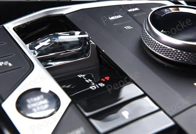 BMW X5 G05 G20 G12 X6 G06 iX3 G08 i4 G26 i7 G70 X7 G07用 クリスタル ギアセレクター パドルノブ メタルベース オリジナルスタイル 2023 2024 輸入品_18