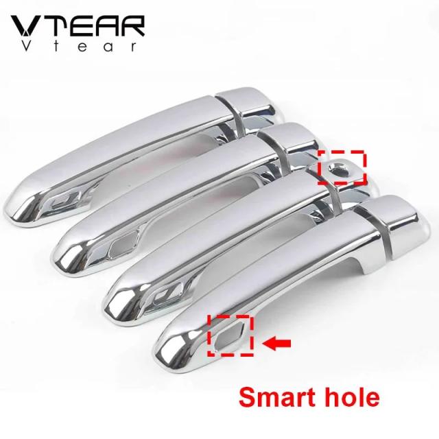 Vtear トヨタ ランドクルーザー200 ドアハンドルカバー 外装トリム 防傷アクセサリー ABSフレームパーツ 式 輸入品