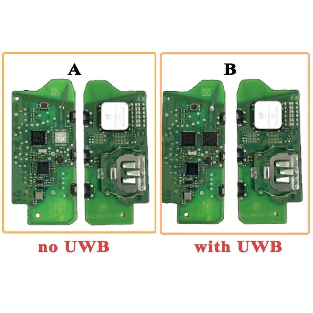 Ecusells 4ボタン スマートキーレスゴー リモートキーフォブ 434MHz ID49チップ BMW 2022-2024 2701A-BK1 純正基板使用 輸入品_6