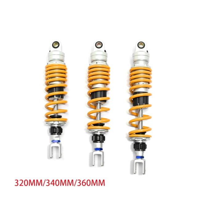 ユニバーサル 8mm スプリング 305/325/345mm/320/340/360mm 調整可能 オートバイ リアショックアブソーバー ホンダ ヤマハ カワサキ スズキ ATV 対応 輸入品_17