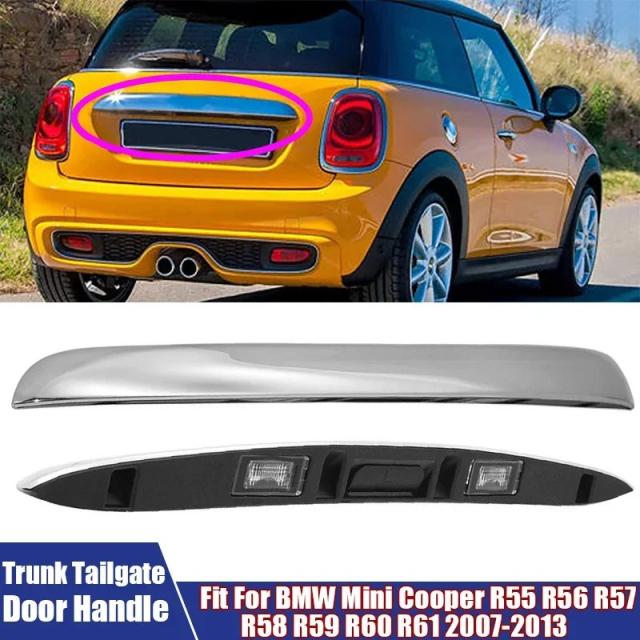 BMW Mini Cooper R55 R56 R57 R58 R59 R60 R61（2007-2013年モデル）対応 リアトランク/テールゲートドアハンドル ライト付き 品番：51132753603, 51132753602 輸入品