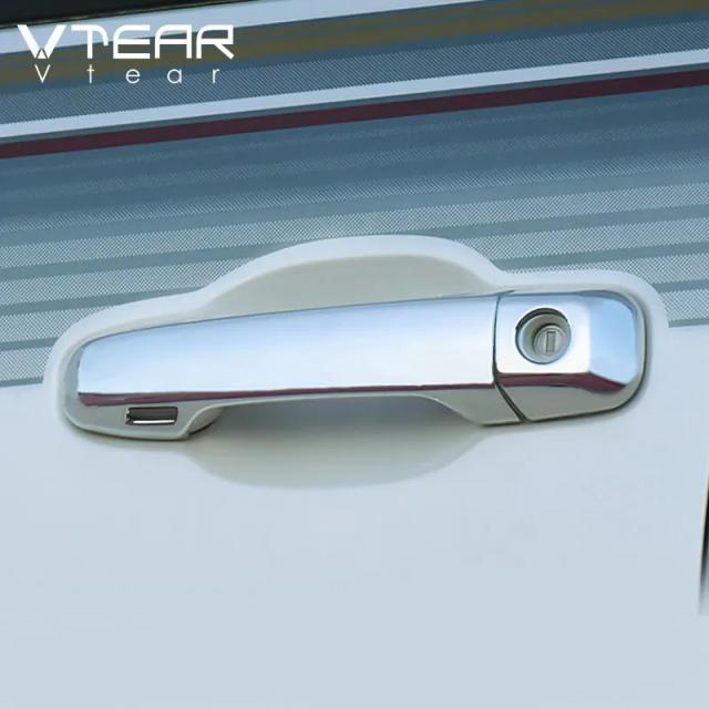 Vtear トヨタ ランドクルーザー200 ドアハンドルカバー 外装トリム 防傷アクセサリー ABSフレームパーツ 式 輸入品