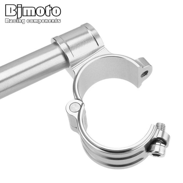 55mm CNCクリップオンフォークハンドルバー 22mm 7/8インチ モーターサイクルハンドルバークリップオン レーシング調整可能 BMW ホンダ ヤマハ 対応 輸入品