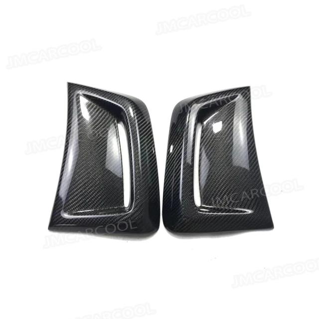 メルセデスベンツW204 C63 AMG 2012-2014 用 カーボンファイバー フロントバンパーサイドエアベント FRPフェンダーベントパネルトリムカバー 輸入品