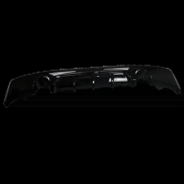 パフォーマンススタイル グロスブラック リアバンパーディフューザースプリッター BMW F22 F23 2シリーズ 230i M235i M240i 2014-2021 用 チューニングボディキット 輸入品_4