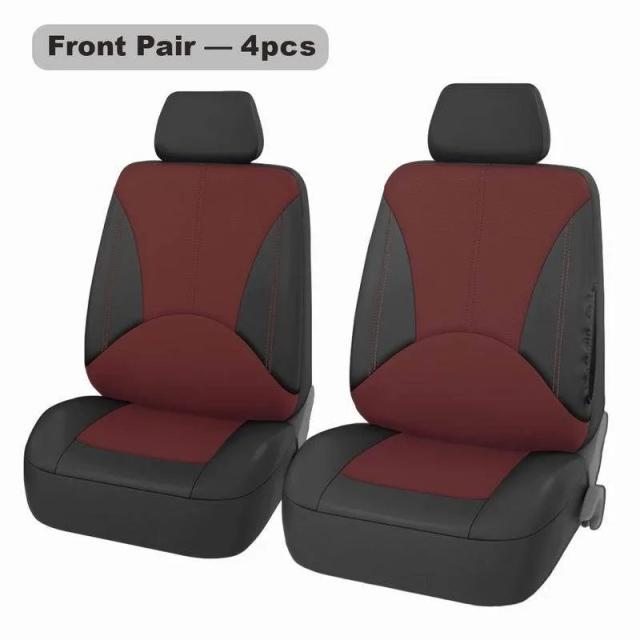 オールシーズン対応 ユニバーサル 9ピース PUレザー カートシートカバー 輸入品_16