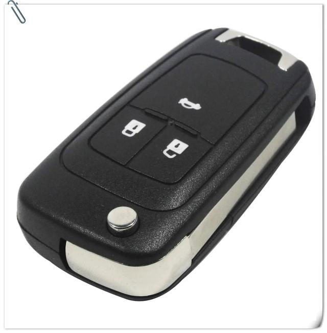 ジンユーチン 10個セット 2/3/4ボタン リモートキー 折りたたみキー シェビーローバ セイル アベオ クルーズ 315/433MHz PCF7937E用 輸入品