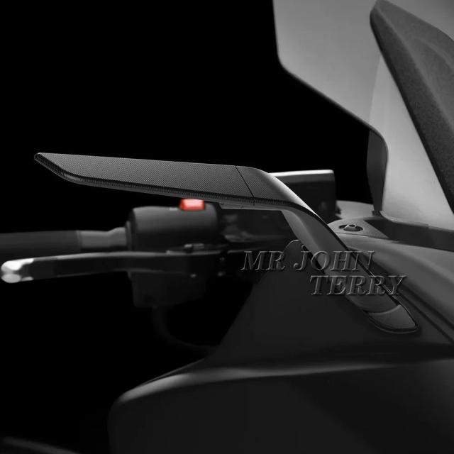 T-MAX専用 ステルスウィングミラー スポーツウィングレット アジャスタブルミラー 対応機種：T-MAX500 04-12 TMAX530 12-19 T-MAX560 2020-2021 輸入品_5
