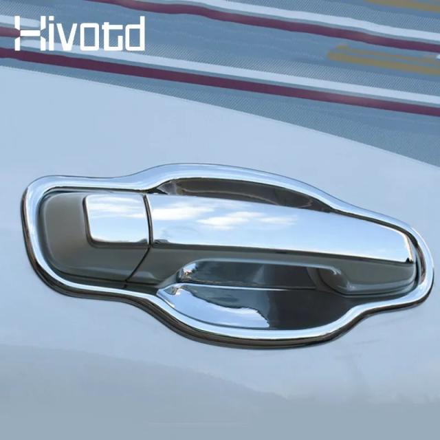 ヒボット クローム ドアハンドルカバー トリム 外装パーツ 車 スタイリング デコレーション アクセサリー トヨタ ランドクルーザー200 2016-2020 輸入品