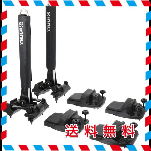 カーメイト(CARMATE) ルーフキャリア INNO 車載 カヤックアタッチメント 2艇積可能 立てかけタイプ INA455