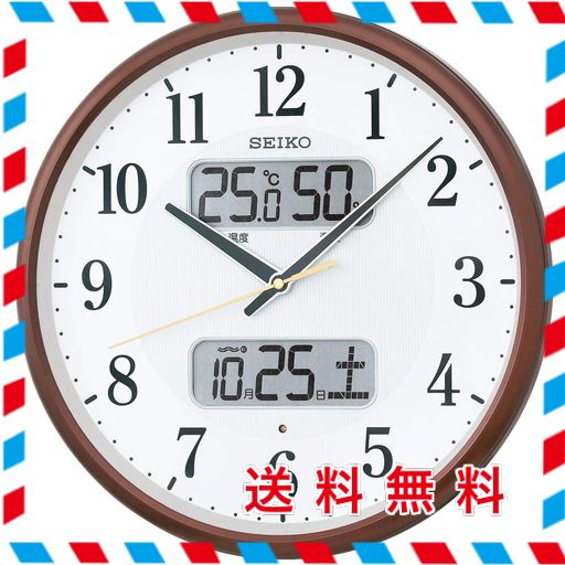セイコー 掛け時計 茶色 メーカー延長保証2年対象 セイコー クロック 