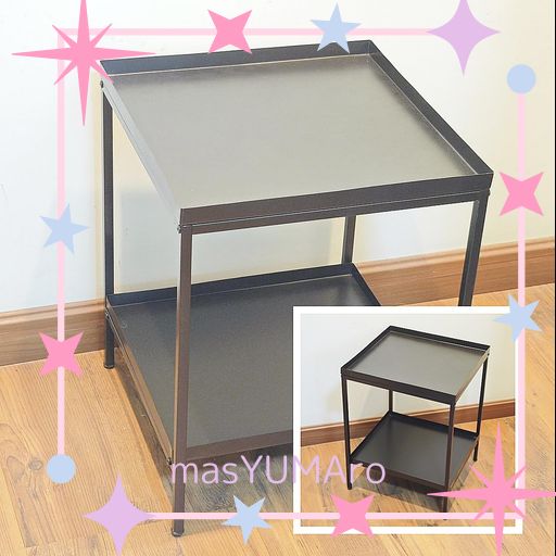 SECCHUU スチールラック 収納ワゴン 幅43 奥行43 高さ56CM プリンター台 100%金属構造 プリンターラック デスク下収納 サイド収納 個作業台 プリンタースタンド オフィス/キッチン/ホーム用キ…