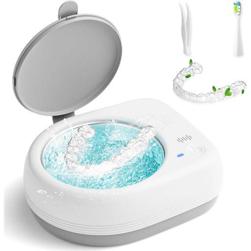 超音波洗浄機 USB充電式超音波洗浄器 50000HZ 強力振動 で持ち運びも便利 2段階タイマー設定 入れ歯洗浄機 小型家用 非接触式のクリーニング 360度隙間洗浄 洗浄 アクセサリー メガネ洗浄 事…