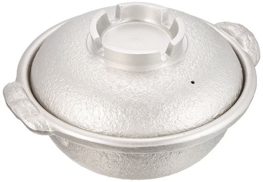 遠藤商事 業務用 土鍋 27CM (白仕上風) アルミ製 日本製 QDN01027