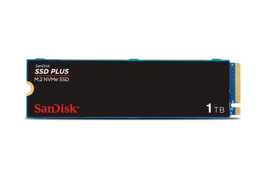 SANDISK SSD PLUS 1TB M.2 2280 PCIE GEN3 NVME SSD 最大3200MB/秒の読み取り速度