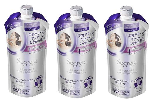 【3個セット】セグレタ 洗えるマッサージ美容クリーム つめかえ用 285ML×3個 7,444円