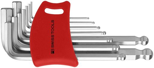 ピービースイスツールズ(PB SWISS TOOLS) 212DH-10 ボール付六角棒レンチセット(パックナシ) 212DH-10