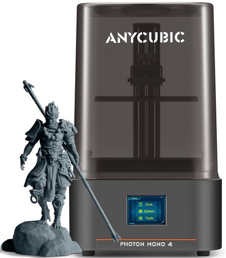 ANYCUBIC PHOTON MONO 4 3Dプリンター 光造形、10K 3D プリンター、7 
