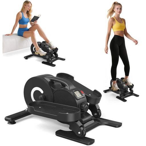 BTM ステッパー フィットネスバイク エアロバイク ミニ クロストレーナー ウォーキングマシン 2WAY 前後方向回転 電動フィット 電動クロストレーナー フィットネス 自宅 ダイエット 有酸素…