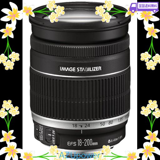 CANON 望遠ズームレンズ EF-S18-200MM F3.5-5.6 IS APS-C対応