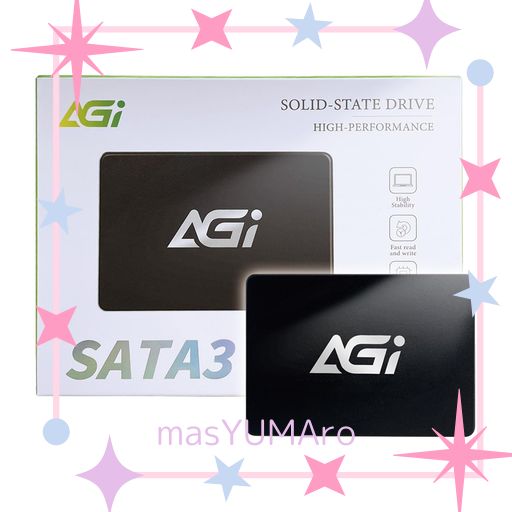AGI 2TB AI238 2.5インチ SATAIII SLC CACHING 3D NAND FLASH採用 SSD (読み込み/書き込み速度 550/490 MBS)