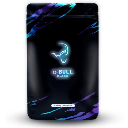 【Α-BULL BLACK × 1袋90粒入り(30日分)】 起動力特化型サプリ 3大原因にアプローチ シトルリン アルギニン Α-GPC オルニチン オメガ3脂肪酸 必須アミノ酸 伝統成分69種類配合 国内GMP認定工場製造 アルファブル ブラック