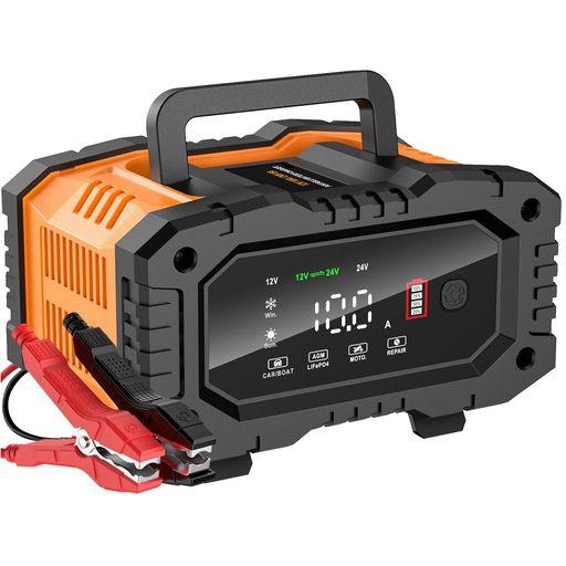 AUTOWHD 12Vと24V用鉛蓄バッテリー充電器 全自動バッテリー