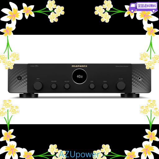 MARANTZ ネットワークレシーバー、HDMIセレクター搭載のHI-FIステレオアンプ ブラック STEREO70S/FB