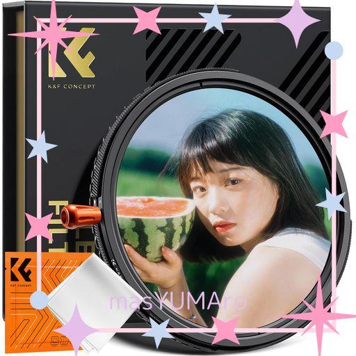 K&F CONCEPT 58MM ND2-32&CPL&1/4ブラックミスト 3IN1 1枚3役 多機能フィルター 減光効果+偏光効果+ソフト効果 可変NDフィルター PLフィルター ソフトフィルター 防水防汚キズ防止 28層ナノコーティン…